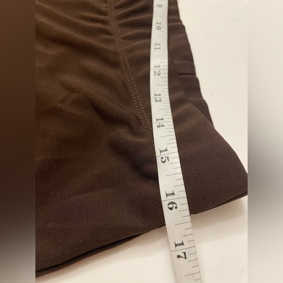 SUSAN GRAVER ESSENTIALS Brown Elastic Waist Pull On Knit Pants Sz Lp - Picture 5 of 6